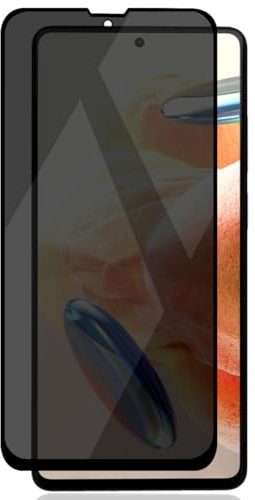 Zerrshoo Protector de Pantalla para Redmi Note 12 Pro 4G/12 Pro Plus, Privacidad Cristal Vidrio Templado 1 Piezas, Dureza 9H Antiarañazos Anticaíd, Amigable para Funda, Anti-Espía Película Protectora