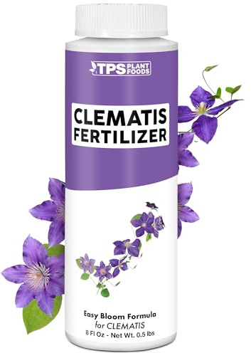 Clematis Fertilizer – Liquid Plant Food for More Blooms, Stronger Vines & Vibrant Flower Color, 8 oz