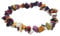 Lebensquelle Plus Mookait Splitterarmband | Handgefertigtes Elastisches Stretch Splitter Armband | Echter natürlicher Edelstein (Mookait)