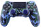 PS4 Silicone Skin + Grips Camo Navy
