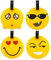 Reisegepäck Tags, Ausdruck Panda Koffer Reise ID Label Tags Halter, PVC Identifikator Label Halter für Gepäck (Emotion 4pc)