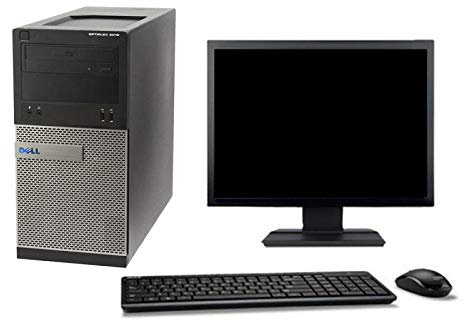 Dell PC 3010 MT Ecran 22in i5-3470 RAM 16Go Disque Dur 500Go HDMI Windows 10 WiFi (Reconditionné)