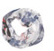 Euly Seide Cotton Loop Schal Loopschal Rundschal Schlauchschal Tuch Tücher Damenschal Traumfänger (Bunt Weiß-blau)