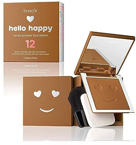 Benefit Hello Happy Velvet Powder Foundation 7g (Shade 12)