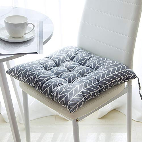 4er-Set Sitzkissen Kissen Stuhlkissen Auflage Sitzauflage 40x40 cm, Gartenstuhlkissen, Sitzauflage Garten, Balkon Terrasse (Platz,I)
