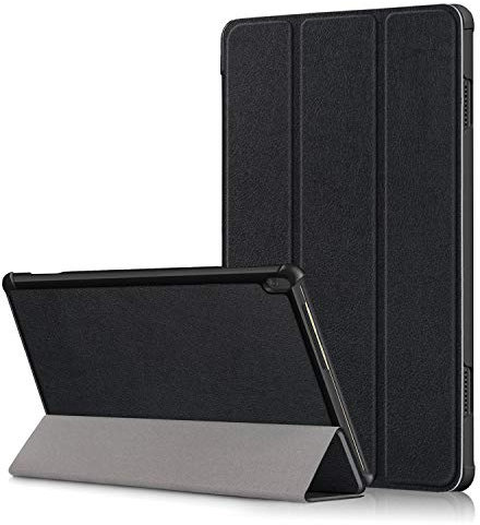 XITODA Coque pour Lenovo Tab M10 TB-X605/TB-X505,PU Cuir Smart Cover Case avec Stand Etui pour Lenovo Tab M10 TB-X605F/L TB-X505F/L 10,1 Pouces Housse de Protection Pochette,*Noir