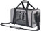 Wakytu Transportbox für Katze Hund, Transporttasche für Haustiere, Faltbare Hundetransportbox Katzentransportbox, Hundetragetasche, Hundebox Auto, Atmungsaktive Hundetasche, Grau