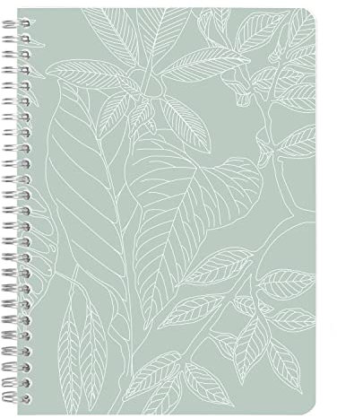 Clairefontaine115767C - Jungle harmony, Notizbuch mit Doppelspirale DIN A5, 14,8x21cm, 72 Blatt liniert, 90g, Motive sortiert, 1 Stück