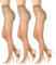 BANANALU Bauch Bein Po Strumpfhose 20 Den figurformende Miederhose mit shaping Effekt Slim 20 Bronze L / 3er Set