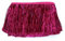 YYCRAFT Lametta-Fransen-Bordüre, Lametta-Girlande, Tanzkostüm, Fransenbesatz, glänzender Folieneffekt, Party-Dekoration (9,1 m, Hot Pink)