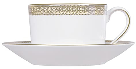 Vera Wang Lace Gold Teacup & Saucer