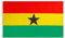 PHENO FLAGS Bandera de Ghana- Bandera ghanesa 90 x 150 cm - Bandera nacional resistente a la intemperie para asta - 100% poliéster