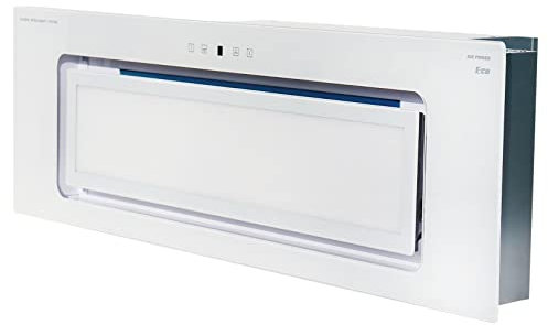 Kaiser Deckenhaube EA 946 W Eco, Lüfterbaustein, Weiß Glas, Einbau Dunstabzugshaube 90 cm, 750 m³/h,LED