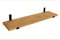 Santango - Modernes Holzregal Wand 60x25 cm - 1 Regalbrett Eiche - Einfach zu montieren und organisiert