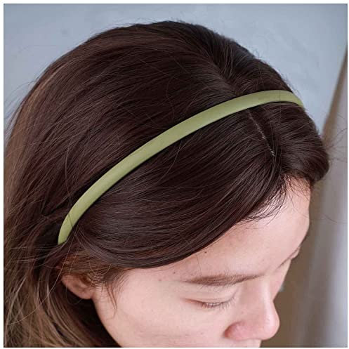 Yheakne Serre-tête Cerceau Vintage Serre-tête En Résine Multicolore Serre-tête En Plastique Cerceau Décoratif Accessoires De Coiffure Pour Femmes Et Filles (vert)