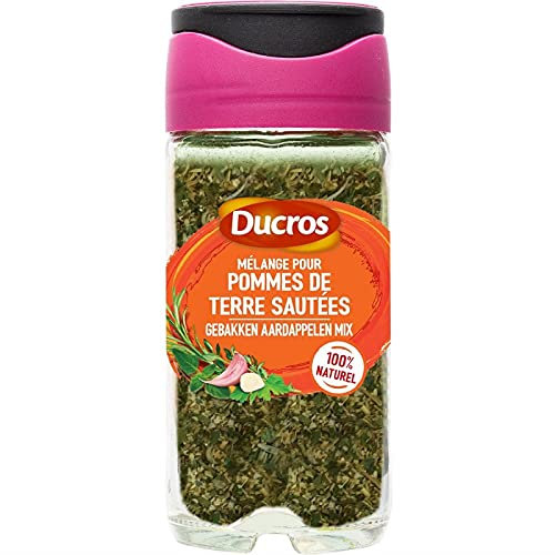 DUCROS - Mélange pour pommes de terre sautées - Assaisonnement pour une cuisine savoureuse - Format 30g - Idéal pour apporter de la saveur à vos plats - Herbes et épices - Lot De 4 - Vendu Par Lot