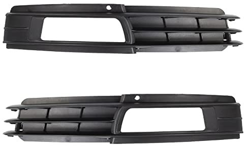 NOZADO Nebelscheinwerferrahmen Lampenschirm Grillabdeckung unter der Frontstoßstange Passend for Audi A6 C6 2009-2011 4F0807681P 4F0807682P Nebelscheinwerferbaugruppen