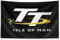 ENMOON TT Motorradflagge Isle of Man Flagge, Banner 90 x 152 cm, für Garage, Studentenwohnheim, Zimmer, Gartendekoration