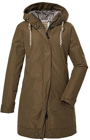 G.I.G.A. DX Damen Winterparka/Funktionsparka mit Kapuze GW 13 WMN PRK, camel, 42, 39836-000