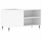 vidaXL Mobile Porta Dischi Bianco 85x38x48 cm in Legno Multistrato, mobile portadischi in vinile, mobile porta dischi, porta dischi