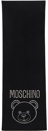 Sciarpa donna Moschino lana bear black C24MO15 30788 M3029 NERO