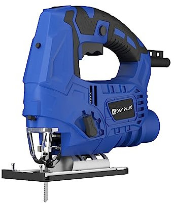 Electric Jigsaw 1800W 240V with Variable Speed Quick Release Blade & Laser Guide, 100mm Wood Cutting, 10mm Steel Cutting, 30mm Plastic Cutting,2M Wire