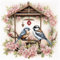 cukol cukol Kreuzstich Set Vorgedruckt Vögel, Tiere Stickvorlagen Stickbilder Vorgedruckt Kreuzstich Stickpackungen Stickpackung Cross Stitch Embroidery Kit Stickset Sticken Set Erwachsene Anfänger