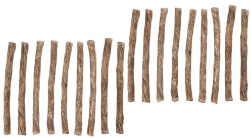 Toddmomy 40 Pcs Hand Outdoor Grill Fire Starter Jute Outdoor Bbq Rope Retro Lighter Wood Wool Fuel Picnic Fire Start Aid Barbecue Fire Rope Wax Infused Wick Ropes Water Bag Fireplace