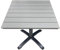 Kynast Aluminium Gartentisch 70 x 70 cm Nonwood anthrazit/hellgrau