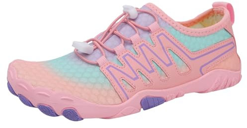 Uomini e Donne Coppie Nuoto Scarpe Da Guadare Suola Morbida Dual Purpose Nuoto E Walking Scarpe Da Uomo 997h Sneaker, rosa, 38 2/3 EU