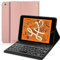 IVEOPPE Teclado Mini 5 7.9, Funda Teclado Bluetooth Español Retroiluminados Inalámbrico Desmontable para iPad Mini 5/4/3/2/1, Oro Rosa