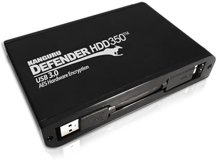 Kanguru Defender HDD350 – 5TB Secure portable hard drive - Hardware Encryption - FIPS 140-2 Certified - SuperSpeed USB 3.0