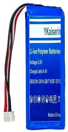 12000mAh New Upgraded Speaker Battery GSP1029102A(2016 Version) Compatible for JBL Charge 3 2016 Version Speaker 0 Cycle Replacement,Repair kit with Tools