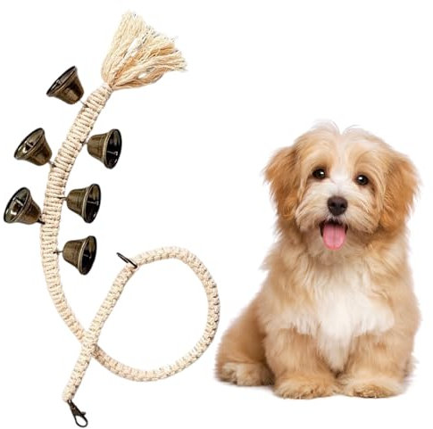 ZNDFTW Dog Training Bell for Door – Adjustable Dog Doorbell for Toilet Training, Puppy Accessories & Essentials – Bells for Dogs to Ring to Go Outside, Ideal for Puppy Toilet Training