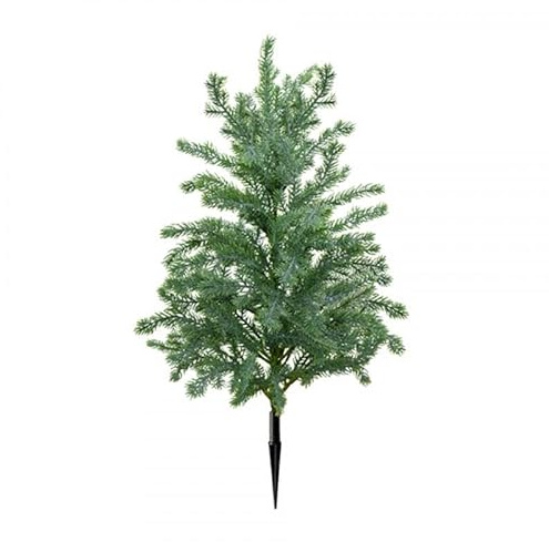 KiBcsLic Arbre Artificiel avec Tuteur Jardin Plante Synthétique Extérieure Finition Feuillage Réaliste En Pp Convient pour Décoration de Noël Extérieur Couloir, Vert