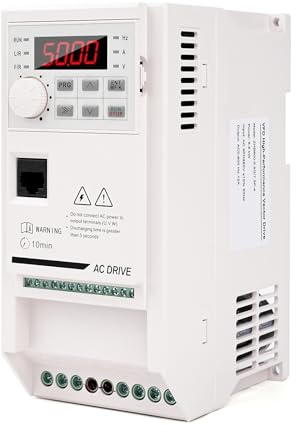 Variateur de fréquence VFD Transformateur 380V 5.5KW variateur de vitesse pour moteur triphasé Entrée Sortie 380V CNC convertisseur de fréquence ZHB600 5.5KW avec rallonge 2m