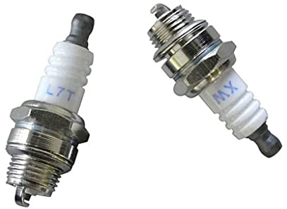 HURI 2 Stück Zündkerze für Timbertech MS52-2TL Motorsense Freischneider 3PS 52ccm