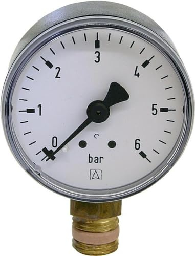 AFRISO Manometer R 1/4 radial Messbereich: 0-6 bar
