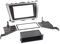 1-DIN Radioblende mit Ablagefach Mazda 6, schwarz-silber