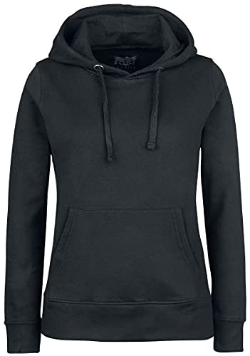 Black Premium by EMP Damen schwarzer Basic Hoodie aus nachhaltigem Stoff