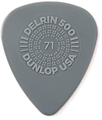JIM DUNLOP Plektrum Delrin 500 Prime Grip 0,71mm 72 Stück
