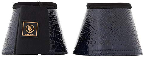 BR Springglocken Pro Max Croco Laquer blau glänzend Lackleder Neoprenfutter, Größe:M