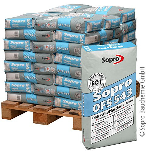 40 Sack/Palette Sopro ObjektFließSpachtel OFS 543
