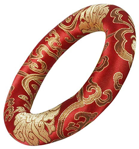 SM SunniMix 7 Tibetische Klangschale Ring Handgemachte Runde Ring, rot