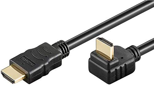 PremiumCord 4K High Speed ​​HDMI + Ethernet Kabel 1 m, Kompatibel mit Video 4K 2160p, FULL HD 1080p, Deep Color, 3D, ARC, 3x geschirmt, 10,2Gbps, vergoldete 270° Anschlüsse, schwarz