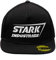 BroiderStudio Stark Industries Iron Man Super Hero White Schwarz Hut Flacher Gipfel Verstellbar Snapback Unisex Original Bestickte Urban Logo Mütze