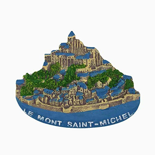 Berg-Saint-Michel und Seine Bucht-Normandie Frankreich 3D Kühlschrankmagnet-Andenken-Geschenk-Sammlung, Haus u. Küchen-Dekorations-magnetischer Aufkleber