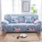 Morbuy Elastisch Sofa Überwürfe Sofabezug, Ecksofa L Form Stretch Antirutsch Armlehnen Blume Sofahusse Sofa Abdeckung Hussen für Sofa Couchbezug Sesselbezug (4 Sitzer,Hellblau)