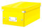 Leitz DVD Storage Box, Yellow, Click and Store Range, 60420016