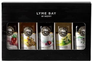 Lyme Bay 5-Piece Miniature Wine Gift Box, 5 cl